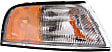 Driver and Passenger Side Halogen Corner Light, Without bulb(s)
