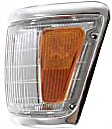 Driver and Passenger Side Corner Lights, With Bulb, With Chrome Trim