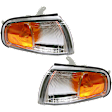 Driver and Passenger Side Halogen Corner Light, With bulb(s)