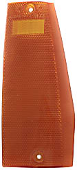Side Marker - Front, Driver and Passenger Side, Lens and Housing, Amber Lens