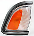 Driver and Passenger Side Corner Lights, With Bulb, With Black Trim