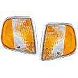 Driver and Passenger Side Halogen Corner Light, Without bulb(s)