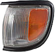 Driver and Passenger Side Halogen Corner Light, With bulb(s)