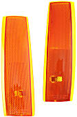 Side Marker - Front, Driver and Passenger Side, Lens and Housing