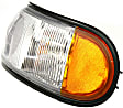Driver and Passenger Side Halogen Corner Light, Without bulb(s)
