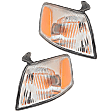 Driver and Passenger Side Halogen Corner Light, With bulb(s)