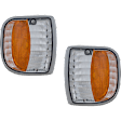 Driver and Passenger Side Halogen Corner Light, Without bulb(s)