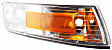 Driver and Passenger Side Corner Lights, Without Bulb, With Side Marker Light