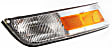 Driver and Passenger Side Corner Lights, Without Bulb, With Side Marker Light