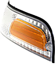 Driver and Passenger Side Halogen Corner Light, Without bulb(s), Sedan