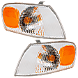 Driver and Passenger Side Halogen Corner Light, With bulb(s)