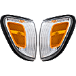 Driver and Passenger Side Halogen Corner Light, With bulb(s)
