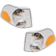 Driver and Passenger Side Halogen Corner Light, With bulb(s)