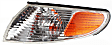 Driver and Passenger Side Halogen Corner Light, With bulb(s)