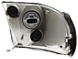 Driver and Passenger Side Halogen Corner Light, With bulb(s)