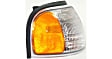 Driver and Passenger Side Halogen Corner Light, Without bulb(s)