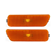 Side Marker - Front, Driver and Passenger Side, Lens and Housing, Amber Lens