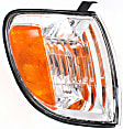 Front, Driver and Passenger Side Turn Signal Light, With bulb(s)