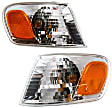 Driver and Passenger Side Halogen Corner Light, With bulb(s)