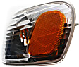 Driver and Passenger Side Halogen Corner Light, With bulb(s)