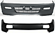 Front and Rear Primed Bumper Cover