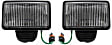 1990 Jeep Wrangler - Front, Driver and Passenger Side Halogen Fog Light, With bulb(s), OE Replacement
