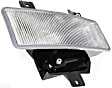 Front, Driver and Passenger Side Fog Lights, With Bulb(s), Halogen