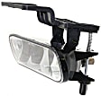 Front, Driver and Passenger Side Halogen Fog Lights, with Bulbs, Plastic Lens, Clear Lens, CAPA Certified
