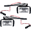 Front, Driver and Passenger Side Fog Lights, With Bulb(s), Halogen, With Mounting Bracket