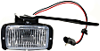 Front, Driver and Passenger Side Fog Lights, With Bulb(s), Halogen, With Mounting Bracket