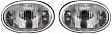 Front, Driver and Passenger Side Fog Lights, With Bulb(s), Halogen