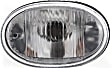 Front, Driver and Passenger Side Fog Lights, With Bulb(s), Halogen