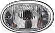 Front, Driver and Passenger Side Fog Lights, With Bulb(s), Halogen