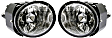 Front, Driver and Passenger Side Fog Lights, With Bulb(s), Halogen