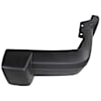 Front and Rear, Driver and Passenger Side Bumper End, Textured Plastic