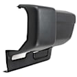 Front and Rear, Driver and Passenger Side Bumper End, Textured Plastic