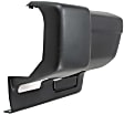 Front, Driver and Passenger Side Bumper End, Textured Plastic