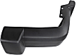 Front, Driver and Passenger Side Bumper End, Textured Plastic