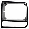 Driver and Passenger Side Headlight Door Headlight Door, Black
