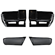 Front and Rear, Driver and Passenger Side Bumper End, Primed Plastic