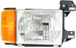 1990 Ford F-350 - Driver and Passenger Side Halogen Headlight, With bulb(s), OE Replacement