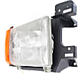 1990 Ford F-350 - Driver and Passenger Side Halogen Headlight, With bulb(s), OE Replacement