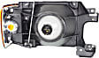 1990 Ford F-350 - Driver and Passenger Side Halogen Headlight, With bulb(s), OE Replacement