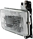 Driver and Passenger Side Halogen Headlight, With bulb(s), OE Replacement