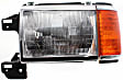 Driver and Passenger Side Halogen Headlight, With bulb(s), OE Replacement