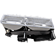 1988-1999 Chevrolet C1500 - Driver and Passenger Side Halogen Headlight, With bulb(s), OE Replacement