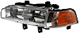 1992 Honda Accord - Driver and Passenger Side Halogen Headlight, With bulb(s), OE Replacement