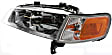 1994 Honda Accord - Driver and Passenger Side Halogen Headlight, With bulb(s), OE Replacement