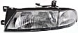 Driver and Passenger Side Halogen Headlight, With bulb(s), OE Replacement
