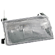 Driver and Passenger Side Halogen Headlight, With bulb(s), OE Replacement